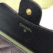 Forubags Chanel Wallet Black Surface Green Lining Gold hardware 82288 - 2