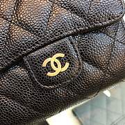 Forubags Chanel Wallet Black Surface Green Lining Gold hardware 82288 - 5