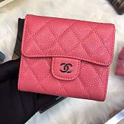 Forubags Chanel Wallet Rose Silver hardware 82288 - 1