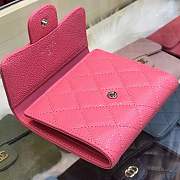 Forubags Chanel Wallet Rose Silver hardware 82288 - 2