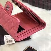 Forubags Chanel Wallet Rose Silver hardware 82288 - 4