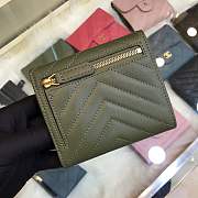 Forubags Chanel Wallet Green Gold hardware  - 3