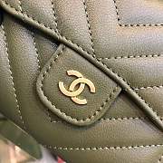 Forubags Chanel Wallet Green Gold hardware  - 2