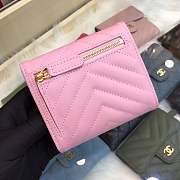 Forubags Chanel Wallet Cherry Pink Gold hardware  - 2