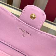 Forubags Chanel Wallet Cherry Pink Gold hardware  - 3