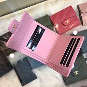 Forubags Chanel Wallet Cherry Pink Gold hardware  - 5
