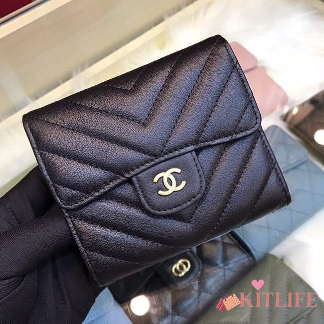 Forubags Chanel Wallet Black 82288 - 1