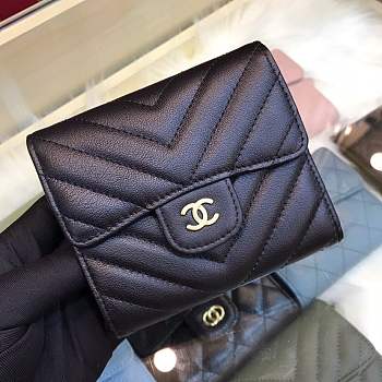 Forubags Chanel Wallet Black 82288