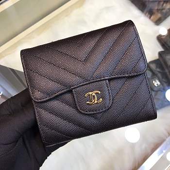  Chanel Wallet Black 82288