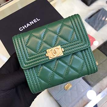 Forubags Chanel Wallet Green 80734