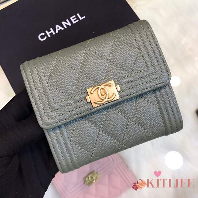 Forubags Chanel Wallet Gray 80734 - 1