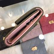 Forubags Chanel Wallet Green surface pink lining 80734 - 3