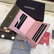 Forubags Chanel Wallet Green surface pink lining 80734 - 5