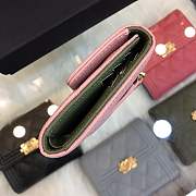 Forubags Chanel Wallet Pink surface green lining 80734 - 3