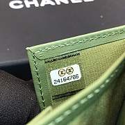 Forubags Chanel Wallet Pink surface green lining 80734 - 6