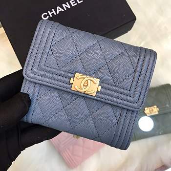 Forubags Chanel Wallet Blue 80734