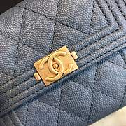 Forubags Chanel Wallet Blue 80734 - 6