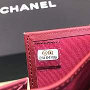 Forubags Chanel Wallet Wine red 80734 - 3