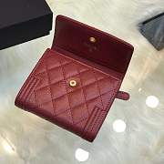 Forubags Chanel Wallet Wine red 80734 - 4