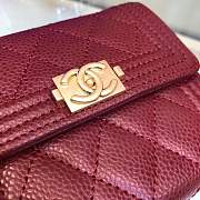 Forubags Chanel Wallet Wine red 80734 - 5