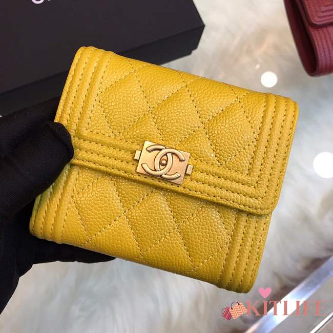 Forubags Chanel Wallet Yellow 80734 - 1