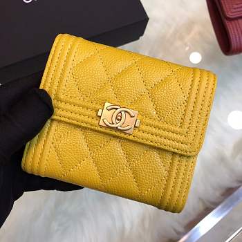 Forubags Chanel Wallet Yellow 80734