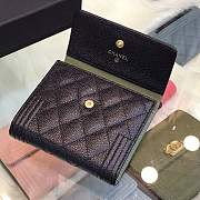 Forubags Chanel Wallet Black surface green lining 80734 - 3