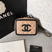 Forubags Chanel Cosmetic Bag Small Size in Nude - 2