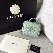 Forubags Chanel Cosmetic Bag Small Size in Mint color - 1