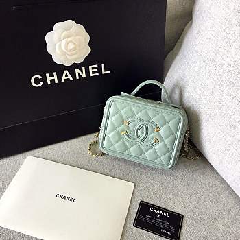 Forubags Chanel Cosmetic Bag Small Size in Mint color