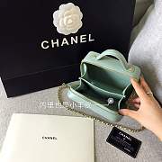 Forubags Chanel Cosmetic Bag Small Size in Mint color - 6