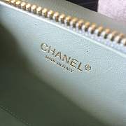 Forubags Chanel Cosmetic Bag Small Size in Mint color - 4