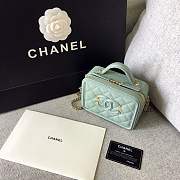 Forubags Chanel Cosmetic Bag Small Size in Mint color - 3