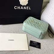 Forubags Chanel Cosmetic Bag Medium Size in Mint color - 5