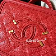 Forubags Chanel Cosmetic Bag Small Size in Red - 3