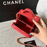 Forubags Chanel Cosmetic Bag Small Size in Red - 2