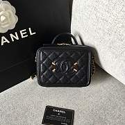 Forubags Chanel Cosmetic Bag Small Size in Black - 1