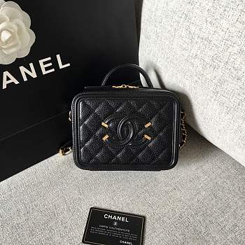 Forubags Chanel Cosmetic Bag Small Size in Black