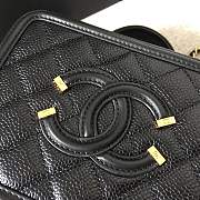 Forubags Chanel Cosmetic Bag Small Size in Black - 2