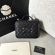 Forubags Chanel Cosmetic Bag Medium Size in Black - 1