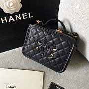 Forubags Chanel Cosmetic Bag Medium Size in Black - 2