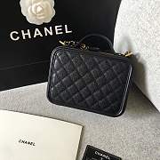 Forubags Chanel Cosmetic Bag Medium Size in Black - 5