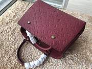 Forubags LV Montaigne in wine red M41046 - 4