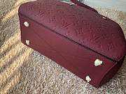 Forubags LV Montaigne in wine red M41046 - 2