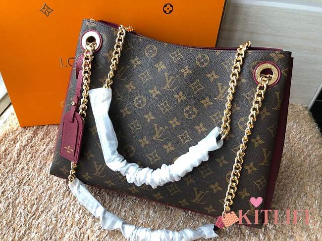 Forubags Louis Vuitton Monogram canvas &burgundy lining M43772 - 1