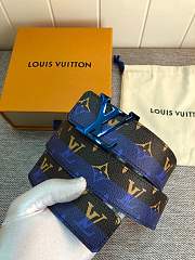 Forubags Louis Vuitton belt blue buckle - 1