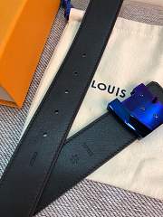 Forubags Louis Vuitton belt blue buckle - 2