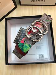 gucci belt silver buckle - 3