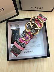 gucci belt butterfly gold buckle - 1