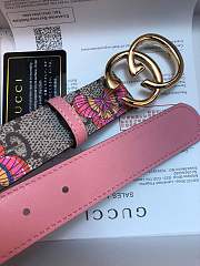 gucci belt butterfly gold buckle - 6